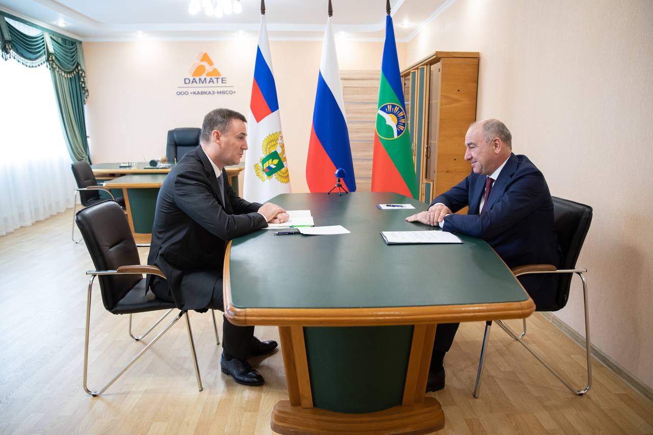 Глава Карачаево-Черкесии Р. Темрезов и Министр сельского хозяйства РФ Д. Патрушев обсудили перспективы развития агропромышленного комплекса республики